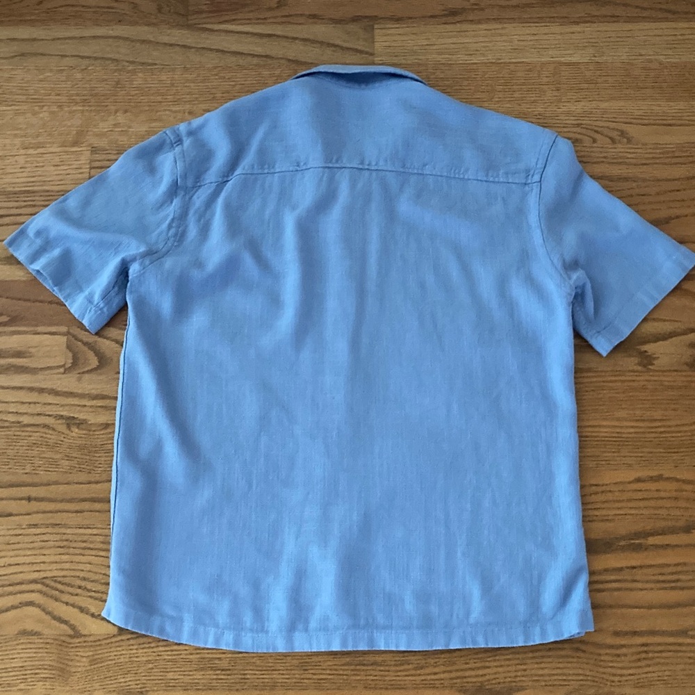 Zara Light Blue Casual Button Down Shirt - Picture 3 of 5
